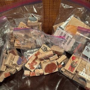 Assorted Rubber Stamps Collection-20 Stamps!